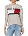Produktbild Tommy Hilfiger Damen Hooded Long Sleeve T-Shirt Hemd, White Stone Heather, M