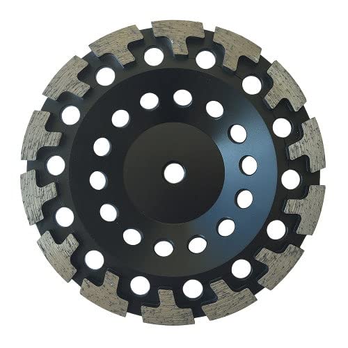 7' High Perforance Diaond Grinding Wheels For Aggressive Concrete Paint Epoxy Mastic Coating Removal 18 20 Grit S Segments 5 8 11 Arbor 1997407312