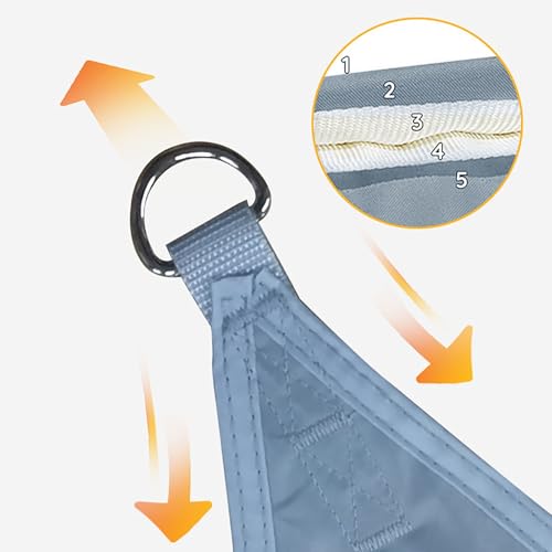 Toldo impermeable 10x10 pies protector para terraza y cena 3