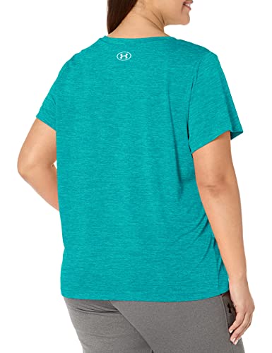 Image of Under Armour Plus Size Tech Solid Short Sleeve V-Neck