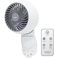 山善 DCモーター搭載 30cm 壁掛扇風機 YWX-BGD301(W)