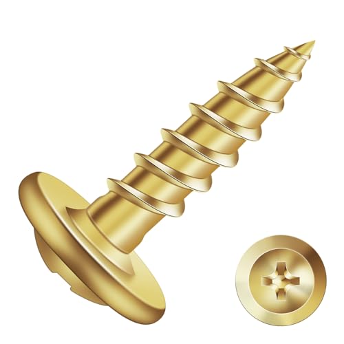 #8 x 5/8″ Wood Screw 500Pcs Alloy Steel Standard Thread Truss Head Fast Self Tapping by SG TZH