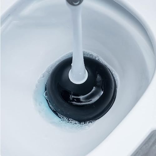 Miniatura 4 de Escobilla de inodoro con escobilla de inodoro, émbolo de inodoro con cepillo, juego combinado de émbolo de inodoro y cepillo con soporte para