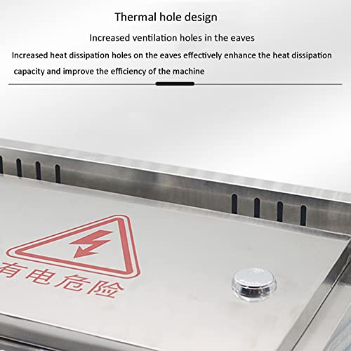 Edelstahl-Elektrokasten, an der Wand montierter wasserdichter Anschlusskasten für den Innen- und Außenbereich, rostfreier Engineering-Kasten-Verteilerkasten, Elektrokastengehäuse mit Montageplatte,