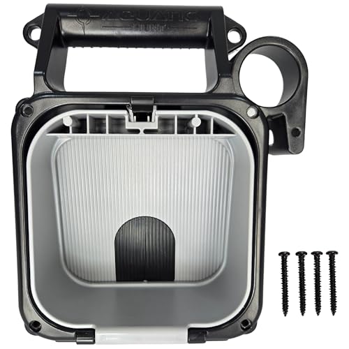 Aquatic Hunt Replacement Lionfish Locker Handle End Cap Assembly Includes Door, Springs, Latch (Charcoal)