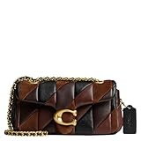 Coach Quilted Tabby Shoulder Bag 20 Patchwork, B4/Maple Shadow Brown