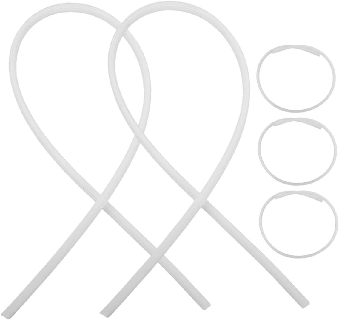 5pcs Frameless Windshield Wiper Rubber Strips Adjustable Refills for Cars Durable Weather-resistant Replacement Wiper Inserts for Optimal Visibility
