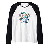Photo Gallery ice cream gnome for beach lover women funny hawaii vacation maglia con maniche raglan Photo Gallery ice cream gnome for beach lover women funny hawaii vacation maglia con maniche raglan
