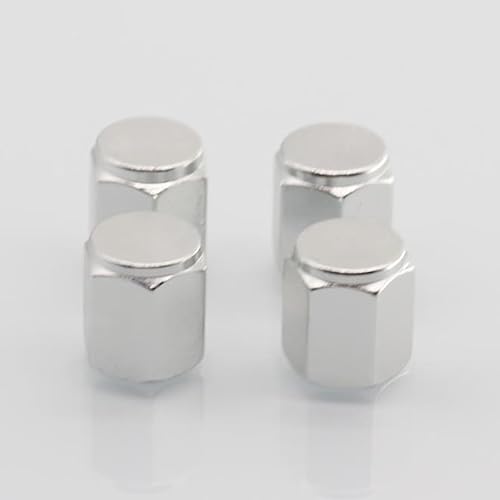 Miniatura 6 de zipelo Tapones de vástago de válvula de neumático de automóvil, paquete de 4 cubiertas de aluminio para válvulas de aire, protección a prueba de