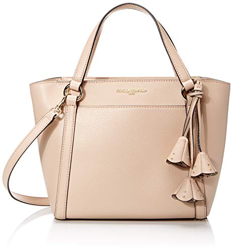 Karl Lagerfeld Paris womens Iris Handbag Satchel Bag, Shell, One Size US