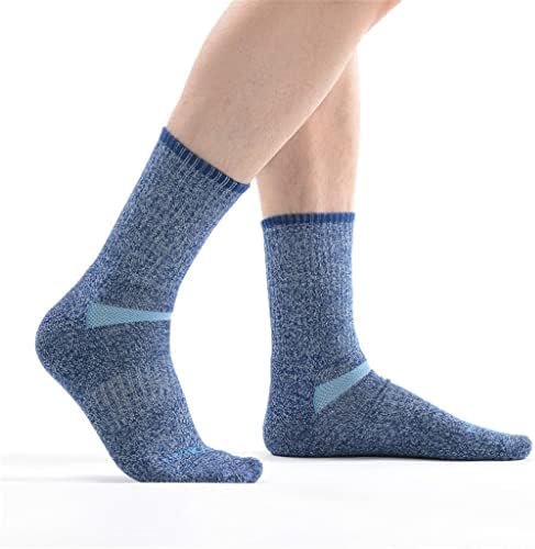 XWWDP Men’s Wool Hiker Cushion Socks Thicken Warm Hiking Socks Wool Sports Socks (Color : D, Size : EU (42-44))