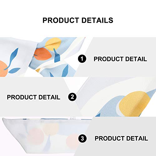 ABOOFAN Cachecol de Seda de Seda Com Pescoço de Cetim Bolsa de Bolsa Com Alça de Fita Cachecol Lenço