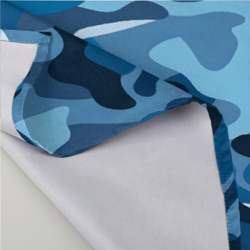 Servilletas de Tela Camuflaje Azul Set x6 50.5x50.5 cm miniatura 3