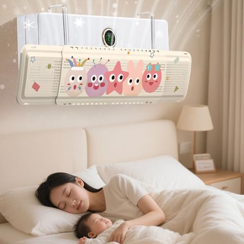 Déflecteur d'air AC réglable et extensible avec fixation antidérapante - 2