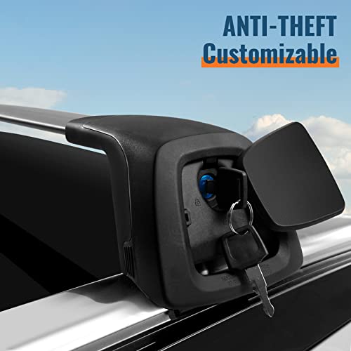 Heavy Duty Anti-Theft Roof Rack Cross Bars For Kia Sorento & Sorento Hybird 2021 2022 2023 Crossbar Lockable Luggage Racks Roof Rail Rooftop Luggage Carrier Canoe Kayak Bike Cargo Accessories #TOP4