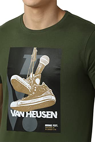 Image of Van Heusen Men's Cotton Slim Fit T-Shirt