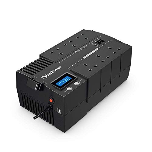 Cyberpower BR700ELCD-UK Line-Interactive UPS 700VA/420W AVR GreenPower Energy Saving Technology LCD...