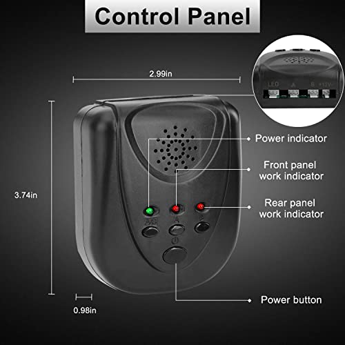 Lesdrise Electric License Plate Holder With Remote Control, Us Universal License Plate. Suitable For Most Models (Black) #TOP3