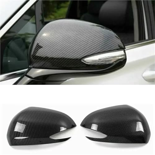 Capuchon de rétroviseur look carbone pour masquer les rayures auto - 2