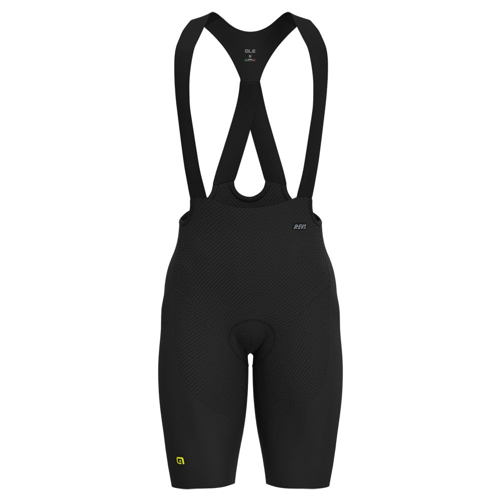 Ale Black Voltage R-Ev1 Cycling Bib Shorts Size 12