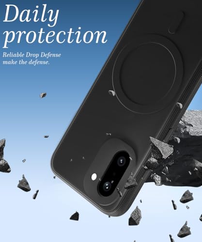 Image of WOW IMAGINE Back Case Cover for 1+ OnePlus 15R 5G | Soft Matte Silicone Case| Slim Fit & Shockproof | Camera Protection Bumper Cover (Black)