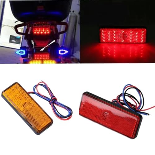 Moto tail lights réflecteur universel 12V et feu de position de signalisation - 6
