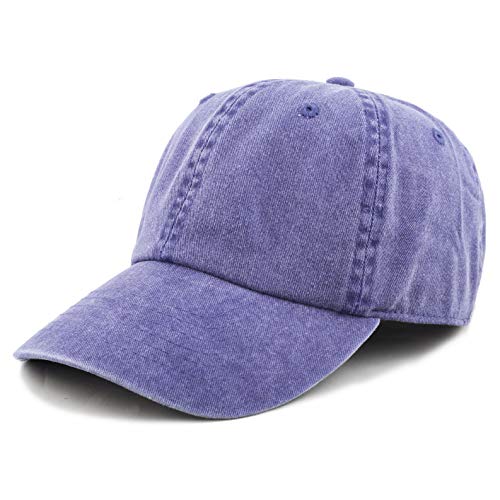 Image of The Hat Depot 100% Cotton Pigment Dyed Low Profile Dad Hat Six Panel Cap