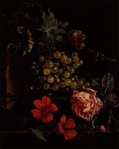 Pintura al óleo de Cornelis De Heem, una réplica artística de alta calidad y detalle de 60x90cm