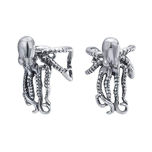 Octopus Ear Cuff For Non Pierced Ears Surgical Steel Cuff Earrings For Women Cool Mens Fake Earrings Ear Crawler Earrings #TOP14