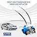 Predep Front Right Passenger Side Door Lock Latch Actuator Motor Compatible for Kia Rio 2012-2017 (6 pins) with Key Hole Replace 813211W020, 813211W040