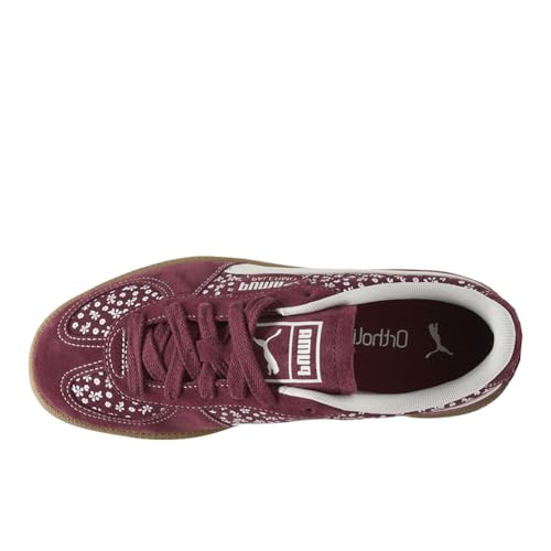 PUMA PUMA Womens Palermo Tiny Florals Lace Up Sneakers Shoes Casual - Red - Size 8 M