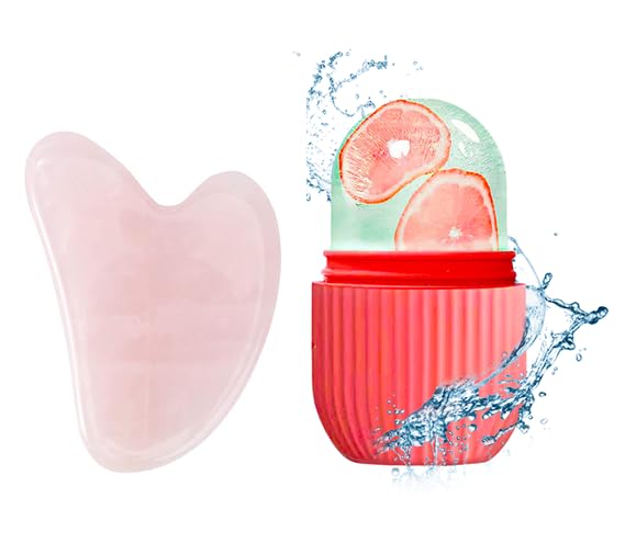 Finalize Gua Sha Facial Tool, Jade Stone Guasha Board for SPA Acupuncture Therapy Trigger Point Treatment, Gua Sha Scraping Massage Tool, Face Roller and Manual Massage Stone for Skin care- (Pink) (B0CR71Z7CC) Amazon Price History, Amazon Price Tracker