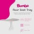 Bumbo Seat Tray Attachment، Baby Baby Child Toddler Floor Seat Eating Tray Activity Play Top Accessory for Boys and Girls 3 to 12 Months Old، White