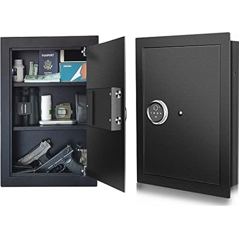 Biometric Wall Safe with Fingerprint Security Cover