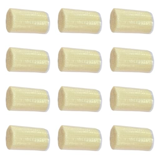 Image of Yglnden 12 Rolls Latch Hook Kit Colorful Yarn Bundles Cut Rug DIY Latch Hook Yarn for Handmake Craft Sewing Knitting for Adults (Beige #11)
