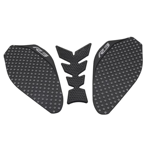 ステッカーデカール に適合するヤマハ YZF R3 YZFR3 2019 2020 用 バイク サイド 燃料タンク ステッカー 滑り止め ガス パッド プロテクター 燃料プロテクター パッド(セット4)