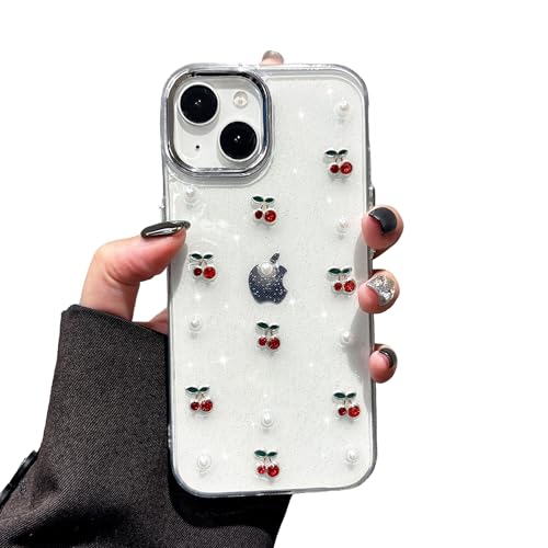 Coque iPhone 12 design esthétique cerise pour des selfies uniques
