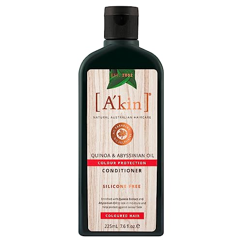 A’kin Ylang Ylang & Quinoa Colour Protection Conditioner, Free From Parabens, Sulfates and Silicones, 225 ml