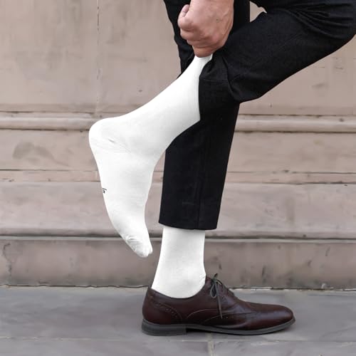 Image of FOOTPRINTS ORGANIC Cotton Odourfree Formal Socks- Free Size
