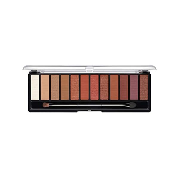 Rimmel London Magnif'Eyes Eyeshadow Palette, 12 Shades, Blendable Formula, Versatile, 005, Spice, 0.5oz