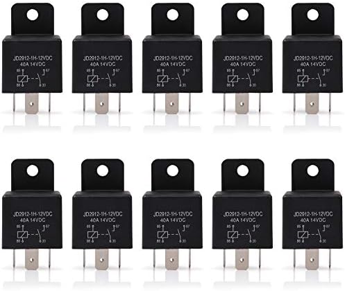 Relé Coche 40 Amp Relé Automotriz 12V 40A 4 Pines Normalmente Abierto (NO) | Fabricado En UE | Autoelettric Repuesto Eléctrico Vehículo - Foto 4