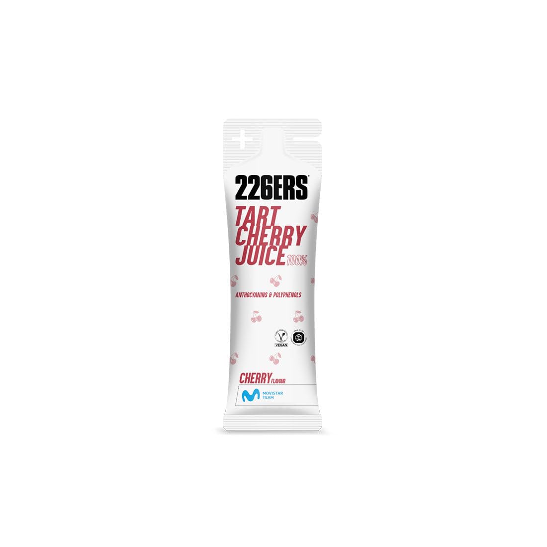 226ERS - Tart Cherry Juice, Zumo de Cereza Concentrado, Recuperador Muscular para Deportistas, Ayuda al Descanso y Antiinflamatorio, Rico en Antocianinas, Vegano y sin Gluten, Pack 6 Unidades x 60 ml