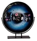 Jasmine Art Glass 8-60036 Fused Art Glass Round Platter