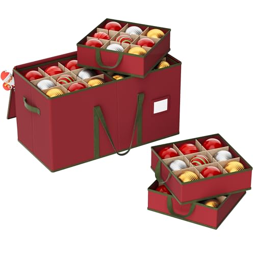 XIVIRACK Weihnachtskugel Aufbewahrungsbox， für Weihnachtsschmuck,...
