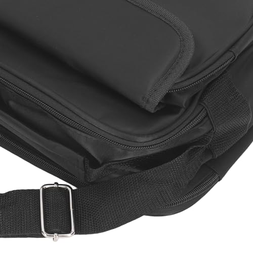 Fiber Optic Tool Bag Portable Nylon Storage Bag for Networking Tools Equipment Organization Black Color Network Technician Case
