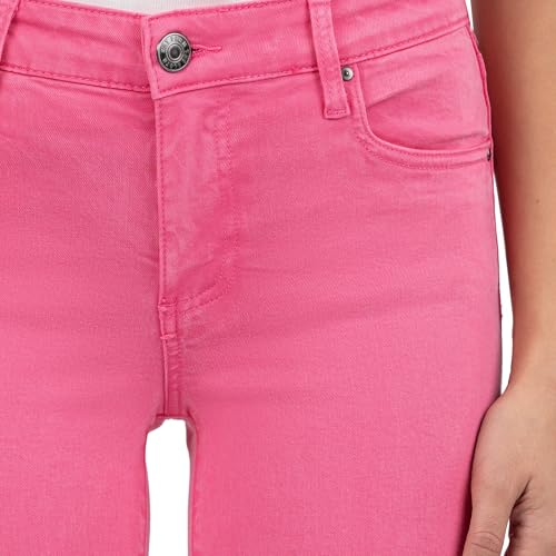 KUT from the Kloth Women's Petite Amy Crop Straight Leg Roll-up Fray in Sugar Coral4