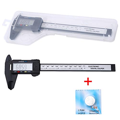Ocgig Digital Caliper, Carbon Fiber Vernier Caliper, 0-6 Inches 150Mm,Auto-Off Feature, With Large Clear Lcd Screen, Inch/Millimeter Conversion #TOP7