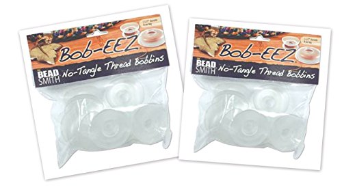 16 Beadsmith BOB-EEZ NO Tangle Thread Bobbins 1-7/8
