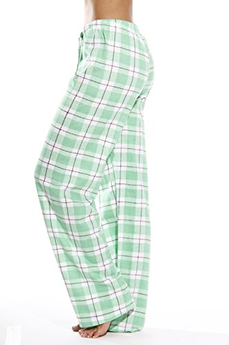Image of Just Love Women's 100% Cotton Plaid Pajama Pants, Jersey Knit Sleep and Lounge PJ Bottoms