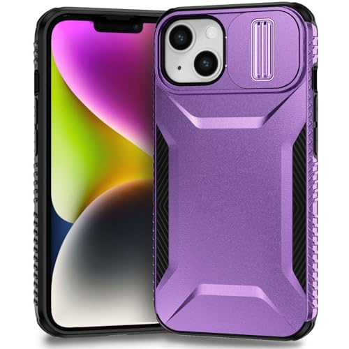 Coque pour iPhone 14 Plus violette étui téléphone antichoc iPhone 15 Plus
